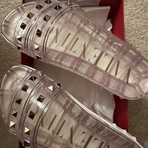 [AUTHENTIC] Valentino Garavani Rockstud Slides